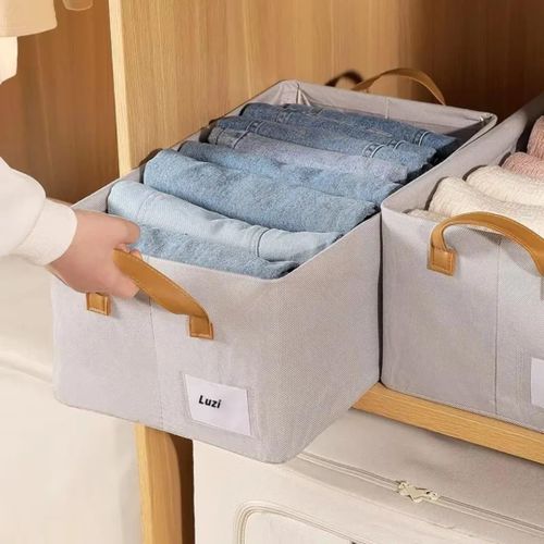 Collapsible storage wardrobe organizer