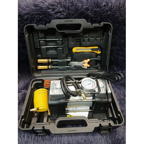 portable air compressor with tools AutoPower Tools compressor kit