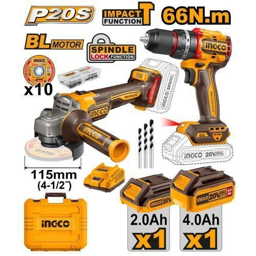 CKLI20273 Cordless 2 pcs combo kit 66Nm