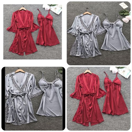 Maroon sexy lingerie set