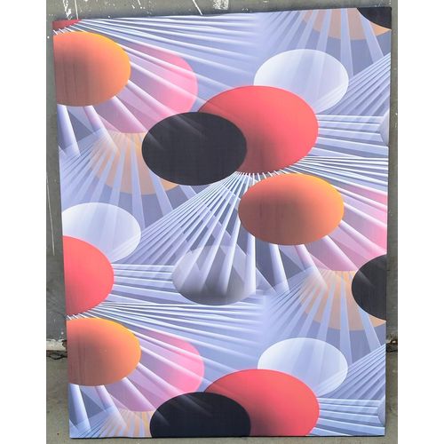 Vibrant Modern Geometric Bubble Canvas Art – Bold, Dynamic & Multi-Dimensional!