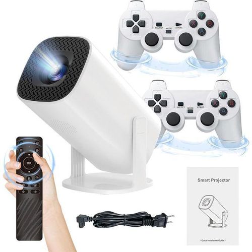 2in 1 gaming projector with 2 controller pads
