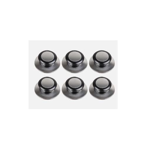 Universal Replacement Pot Lid Knobs - Heat Resistant Kitchen Cookware Handles, Set of 6