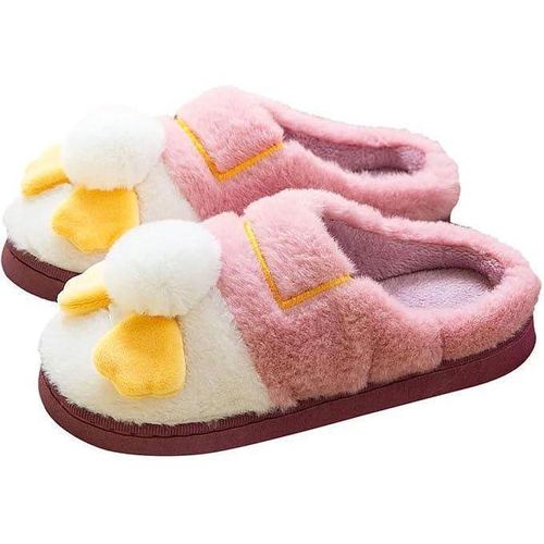 Ladies House Slippers Memory Foam Women's Plush Fuzzy Slippers Comfortable Warm Cozy Non Slip Home Shoes Indoor Sandal