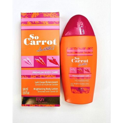 So carrot so white brightening body lotion