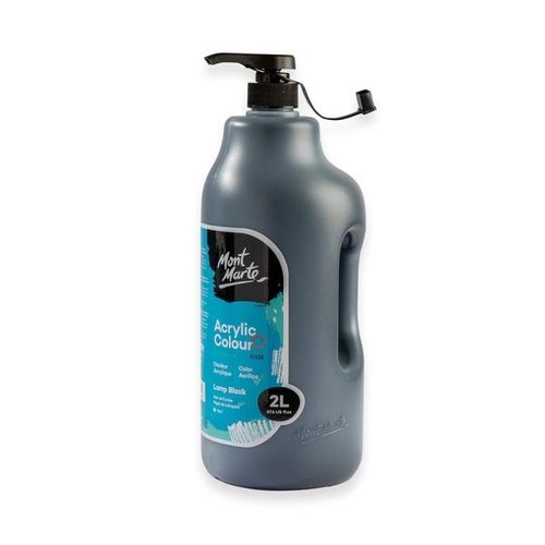 Acrylic Colour Signature 2L Bottle Lamp Black