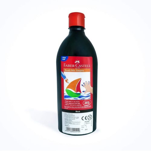 Ready Mix Tempera 500ml Brilliant Black