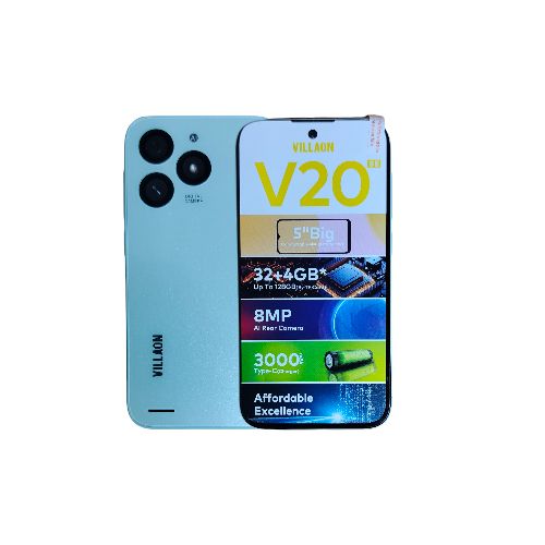 V20 SE 5.0" 4GB RAM+32GB Storage 8MP Camera-3000mAh Dual Sim Verte Menthe