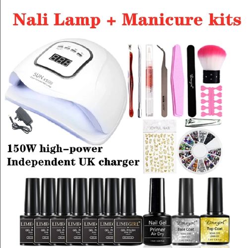 150W Nail Gel Lamp Manicure Kits LED Nail Dryer