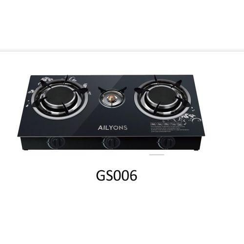 3 burner infrared Glass Table top cooker