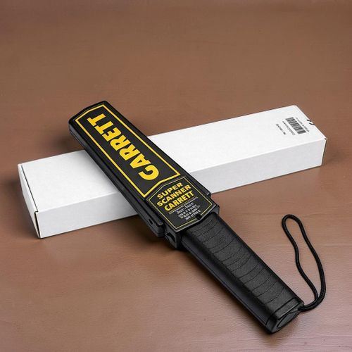 Original Weatherproof Rbuber Handle Super Scanner Hand-Held Metal Detector Scanne