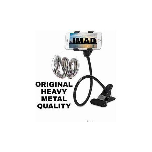 Metallic flexible phone holder