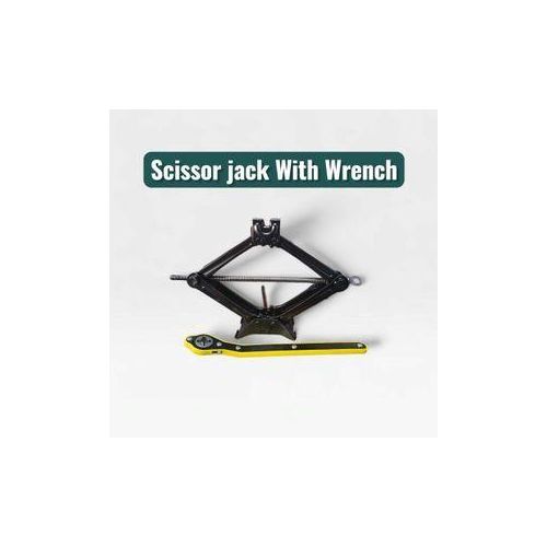 Heavy-Duty Scissor Jack with Wrench Car Lifting Tool