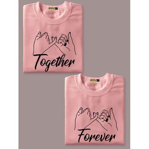 valentine-T shirt printed- gifts 2 pairs