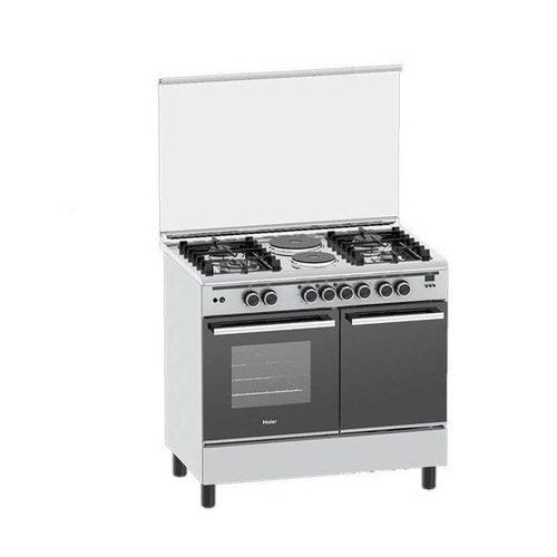 4 Gas Burner + 2 Electric Plates 60x90 Cooker,flame failure,cylinder chamber-1 year warranty