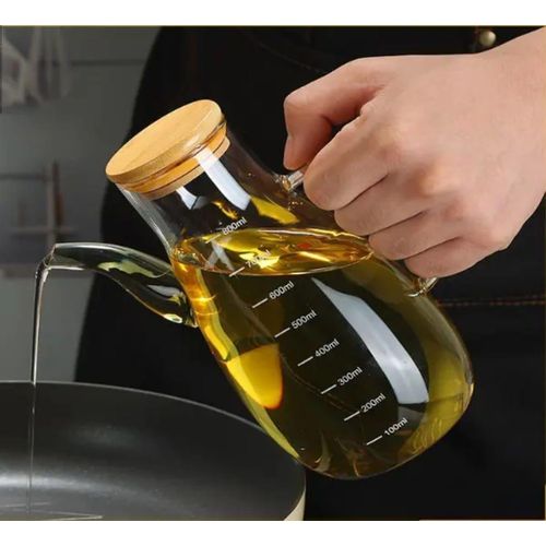 Automatic Oil Pot 900 mL Glass Dispenser 630ml Leakproof Kitchen Oil Bottle With Handle And Non Drip Spout For Cooking Vinegar Soy Sauce Olive Oil Storage Container Refillable Easy Pouring KSh 1,399 KSh 2,500