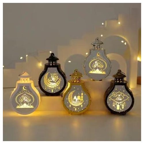 Ramadhan Kareem Eid Mubarak LED Lantern Decorative Light