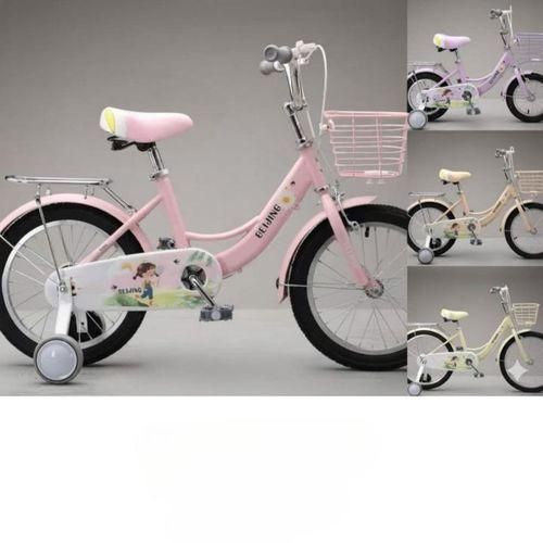 16-Inch Girls Beginner Bike with Basket and Full Chain Cover
