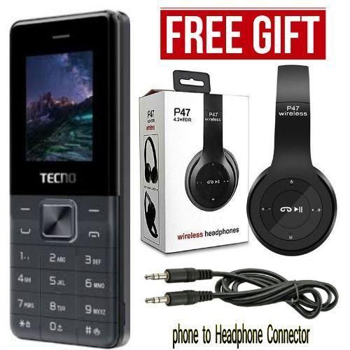 Tecno T301 2Dual SimButtonKABAMBEKATULULUMULIKA MWIZI Free Headphone