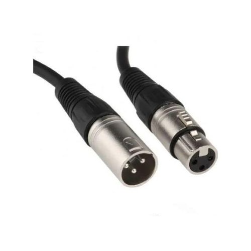 5m Nickel-Plated XLR Male to Female Microphone Cable
