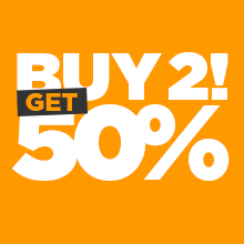 Buy 2 Get Extra 50% Off