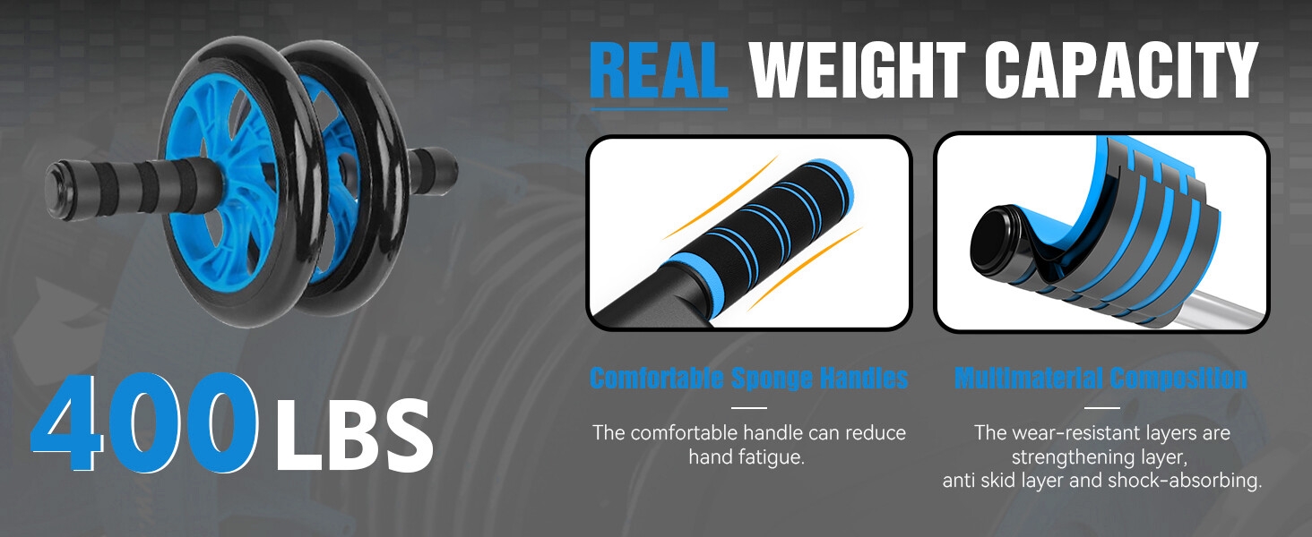 Ab Roller Wheel Core Exercise Equipment Abdominal Workout Tool Fitness Roller