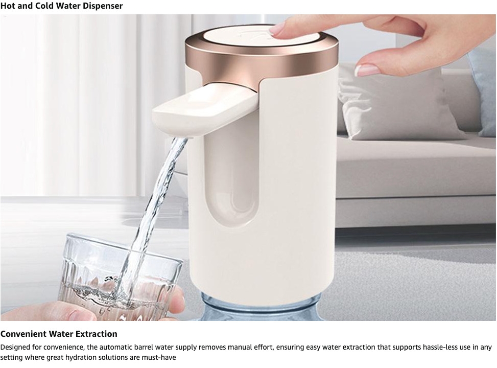addigoes Wireless Electric Water Pump – Fully Automatic & Portable, Dust-Insect Proof Design, Long Battery Life with Powerful Motor, Universal Barrel Compatibility, Great Value