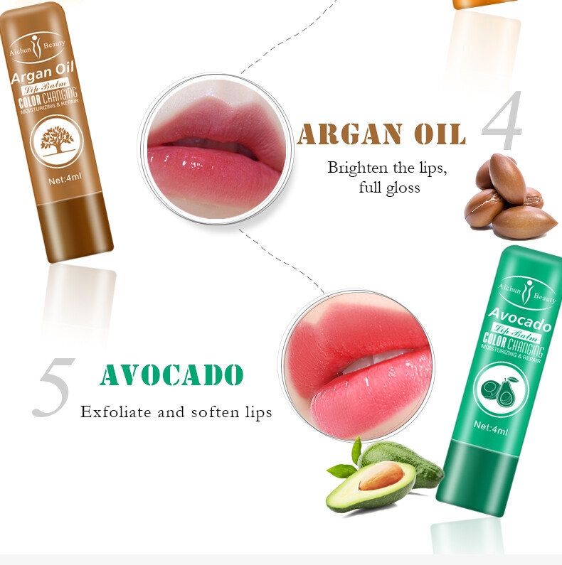 Aichun Beauty Custom Vitamin C Mini Natural Pink Color Change Lip Balm For Women And Girls