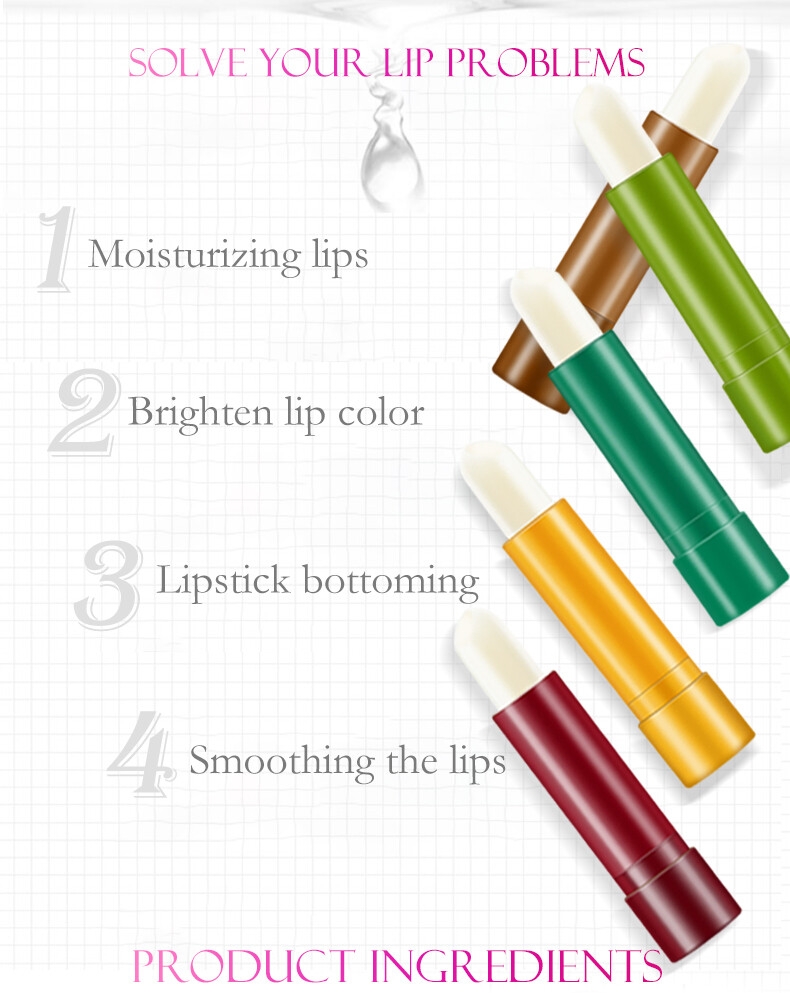 Aichun Beauty Custom Vitamin C Mini Natural Pink Color Change Lip Balm For Women And Girls