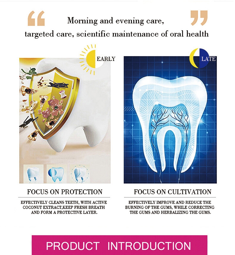 Aichun 3 Day Teeth Whitening Charcoal Toothpaste Remove Stains Strengthens Teeth Collagen Charcoal Toothpaste for Oral Care