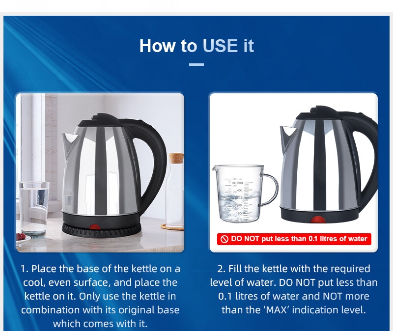 Ailyons 2 Litres Stainless Kettle