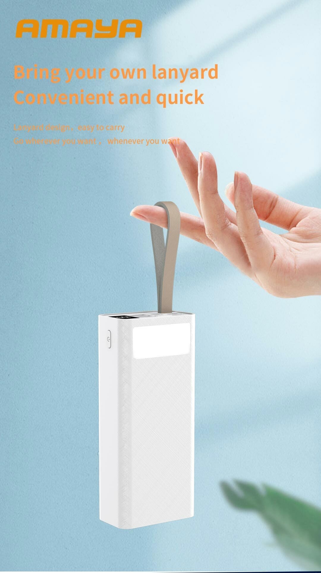 Amaya APW-03 power bank 30000mAh fast charging