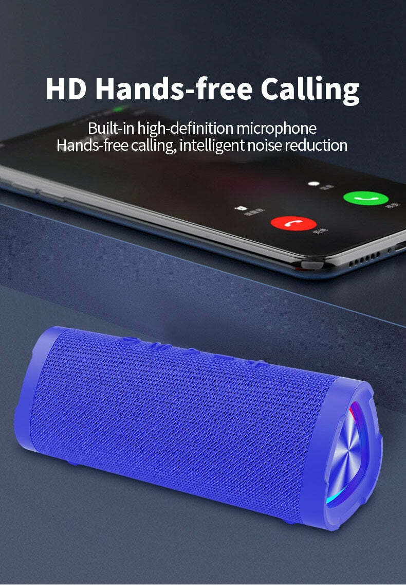 Amaya BD30 wireless Bluetooth speaker IPX5 waterproof with colorful lights