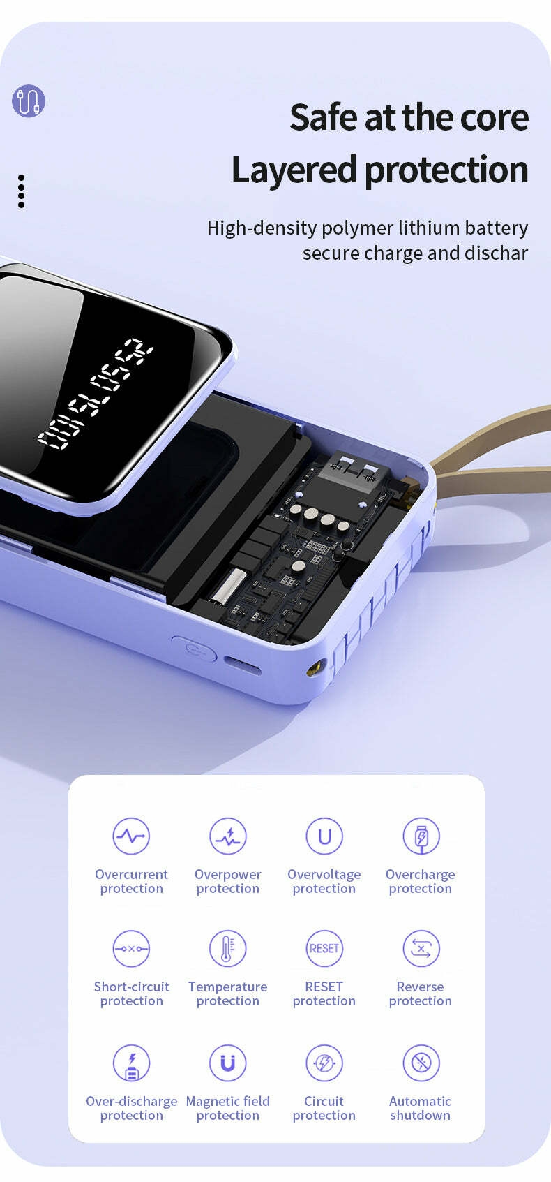 Amaya APW-01 Power Bank 20000mAh super fast charging with 4 lines