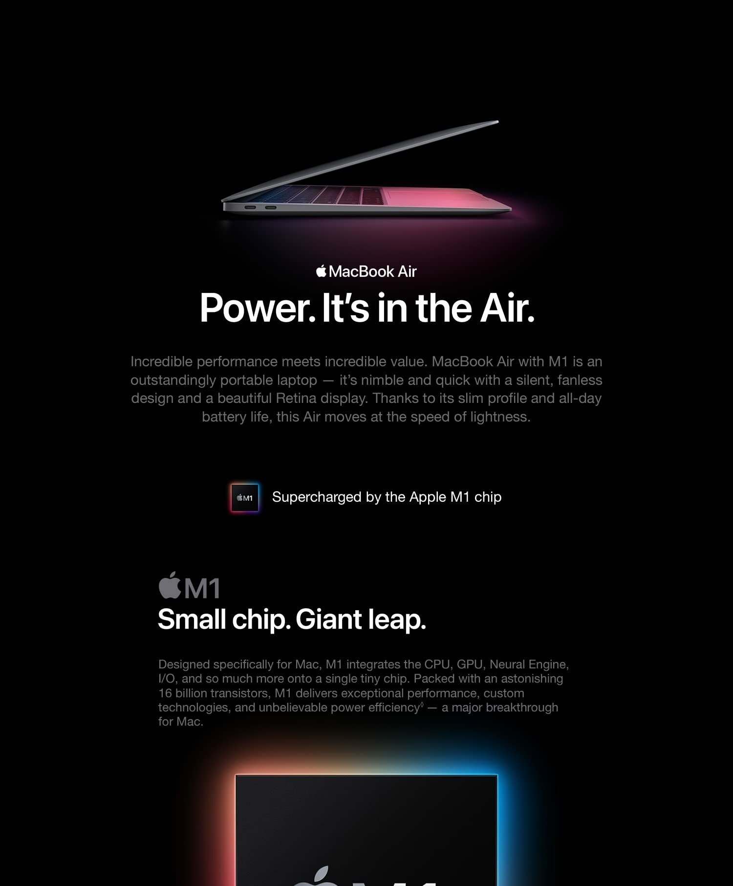 MaxBook Air 13-inch with M1 chip.