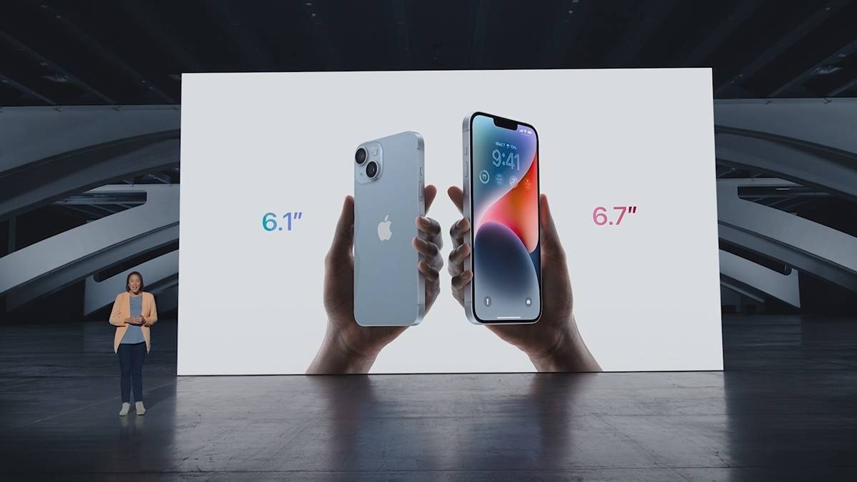 The new iPhone 14 & iPhone 14 Plus feature new main and selfie cameras,  dual eSIM support, and Emergency SOS via satellite
