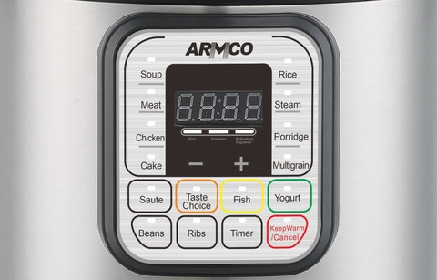 armco pressure cooker instant pot controls