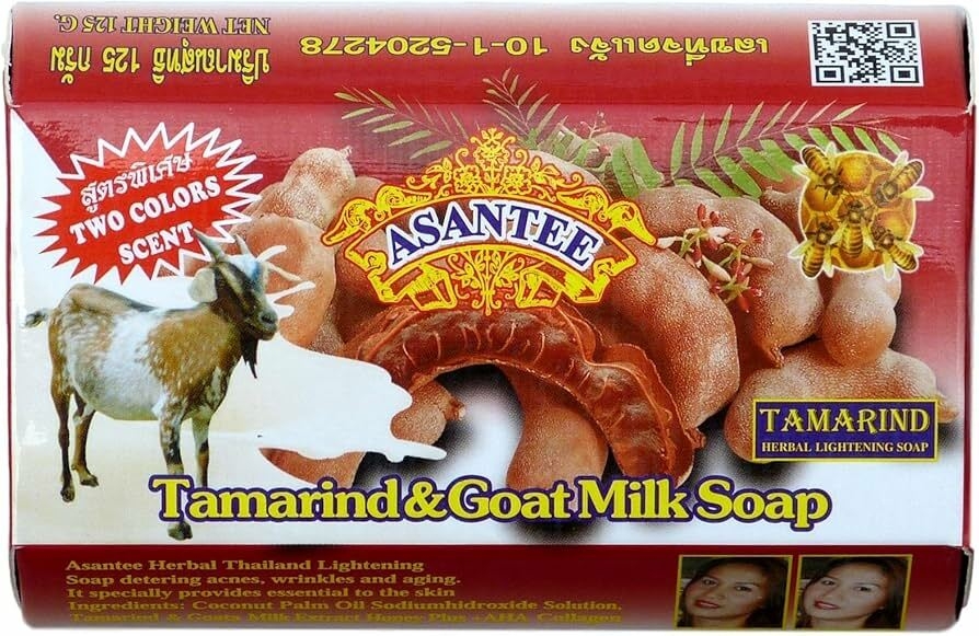 Asantee Tamarind & Goat Milk Whitening Soap with Honey, 135 g : Amazon.co.uk