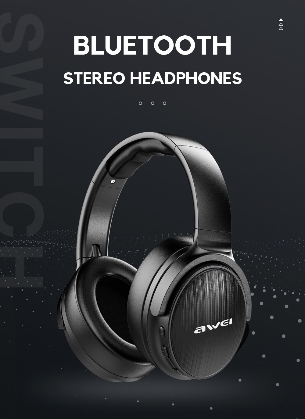 Awei A780BL Bluetooth 5.0 Headphones Hi-Fi Stereo Foldable Design for Game / Work Awei A780BL Bluetooth 5.0 Headphones Hi-Fi Stereo Foldable Design for Game / Work
