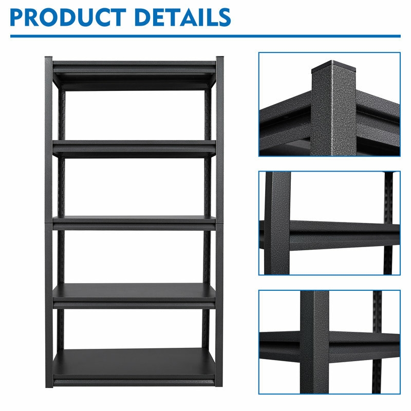 33.9'' W Steel Height -Adjustable Storage Rack