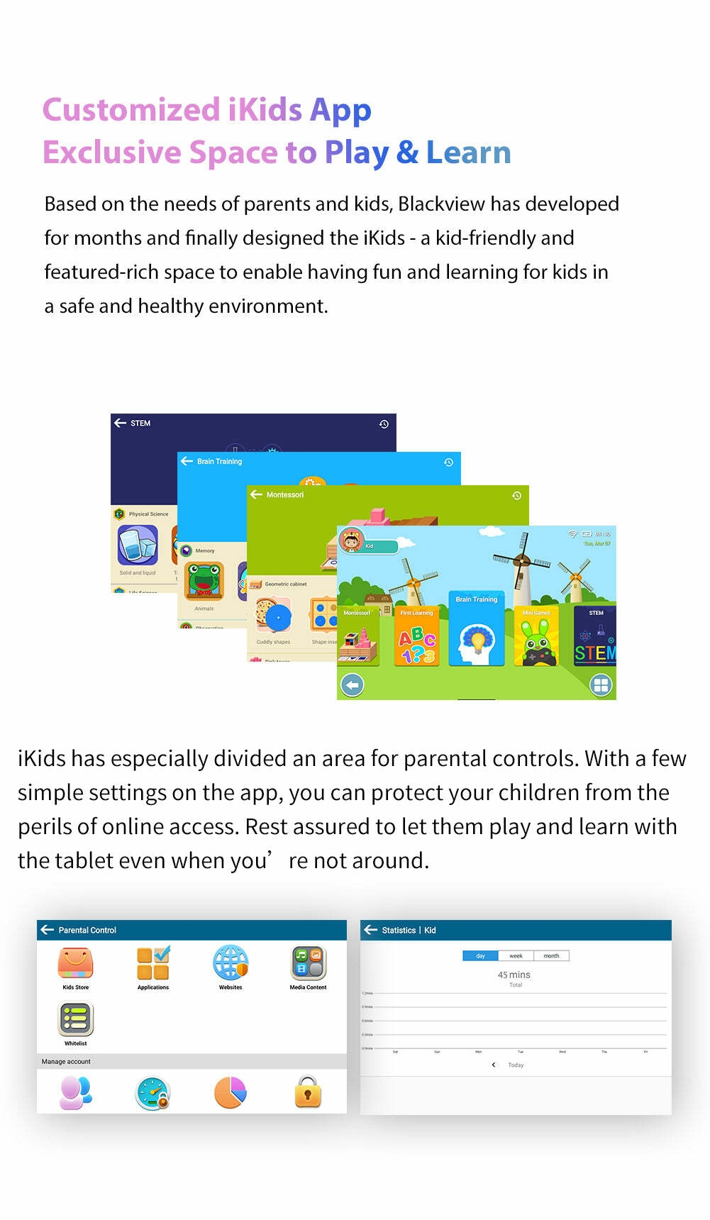 Blackview 50 Kids Tablet PC