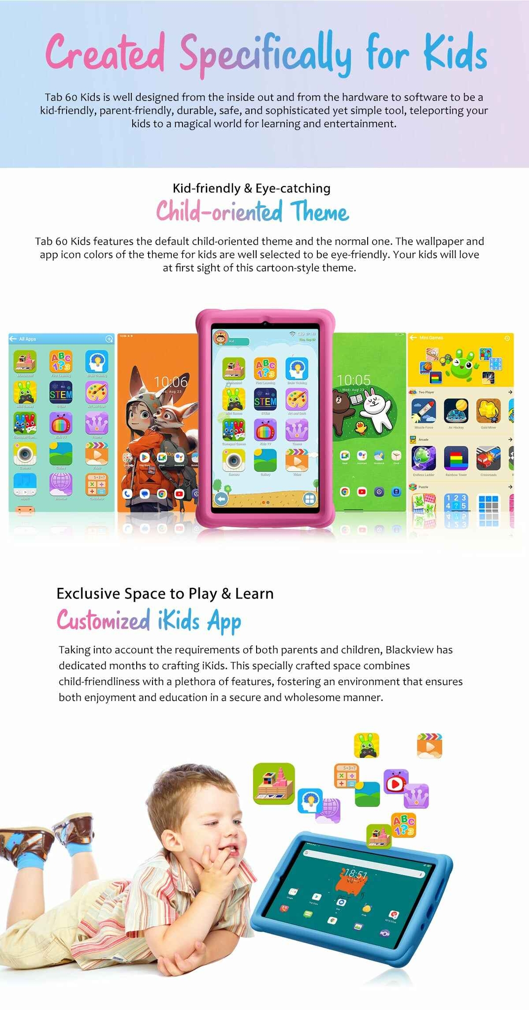 Blackview 60 Kids Tablet PC