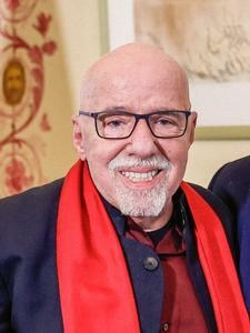 Portrait of Paulo Coelho in June 2024