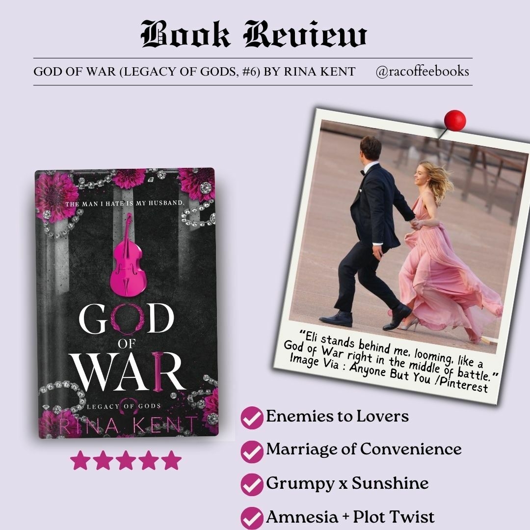 God of War by Rina Kent Review + Guide - (Legacy of Gods, #6)