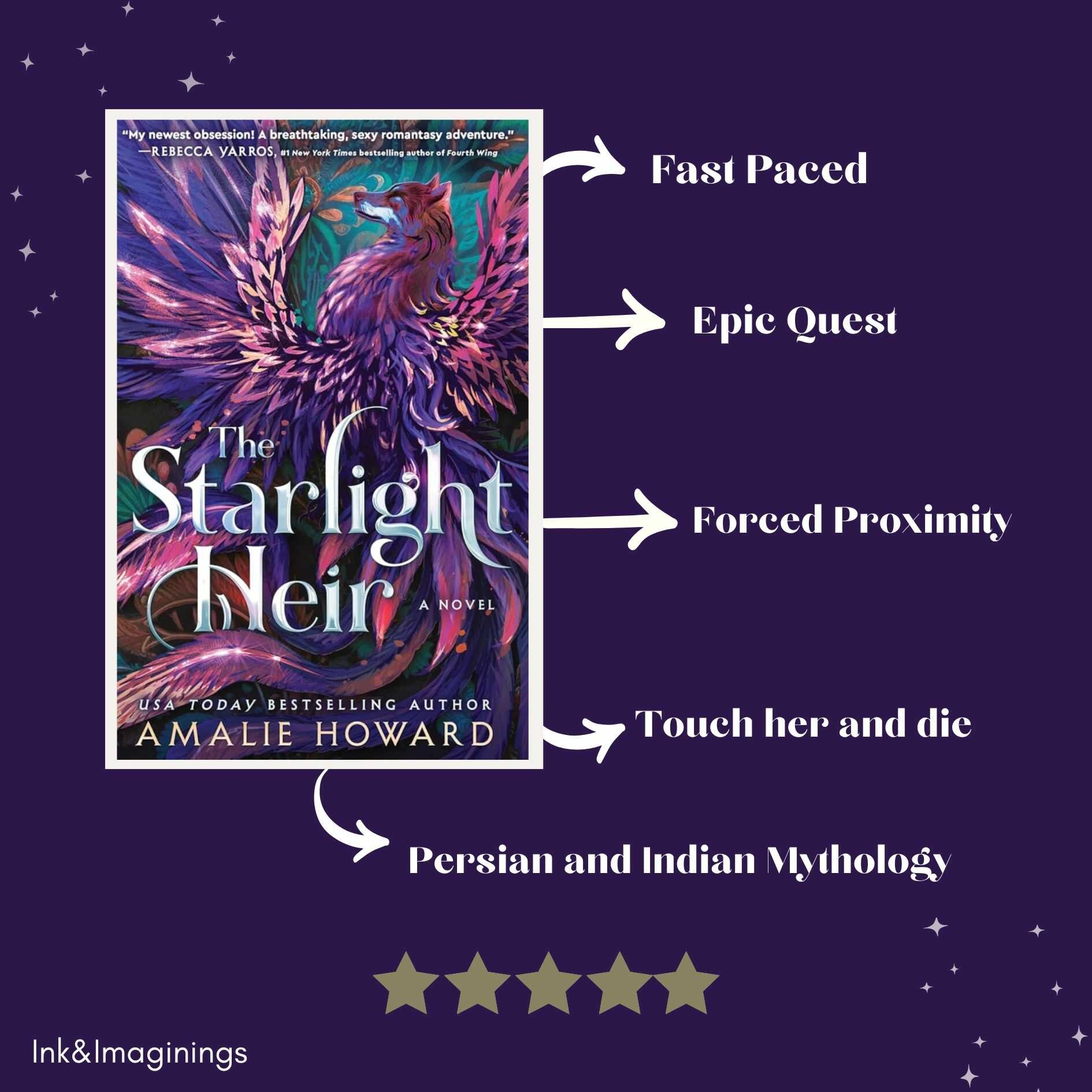 The Starlight Heir by Amalie Howard: Review