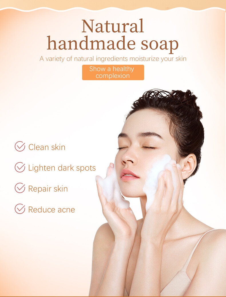 DR RASHEL Deep Cleansing Lighten Dark Spots Brightening Kojic Acid Vitamin C Collagen Papaya Turmeric Soap