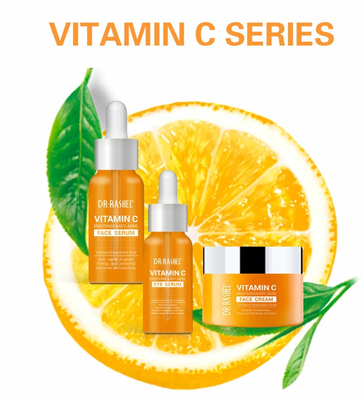 DR RASHEL Vitamin C Face Serum Set Brightening Anti-aging Skin Care Set