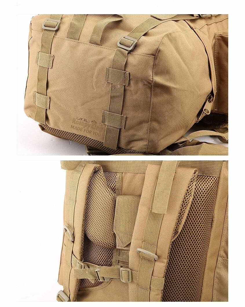 Large Camping Backpack Travel Bag - Ideal for Hiking and Trekking