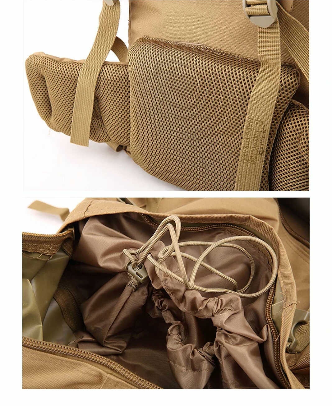 Experience the unparalleled versatility of the 70L tactical backpack, seamlessly transitioning from hiking and camping expeditions to everyday use.