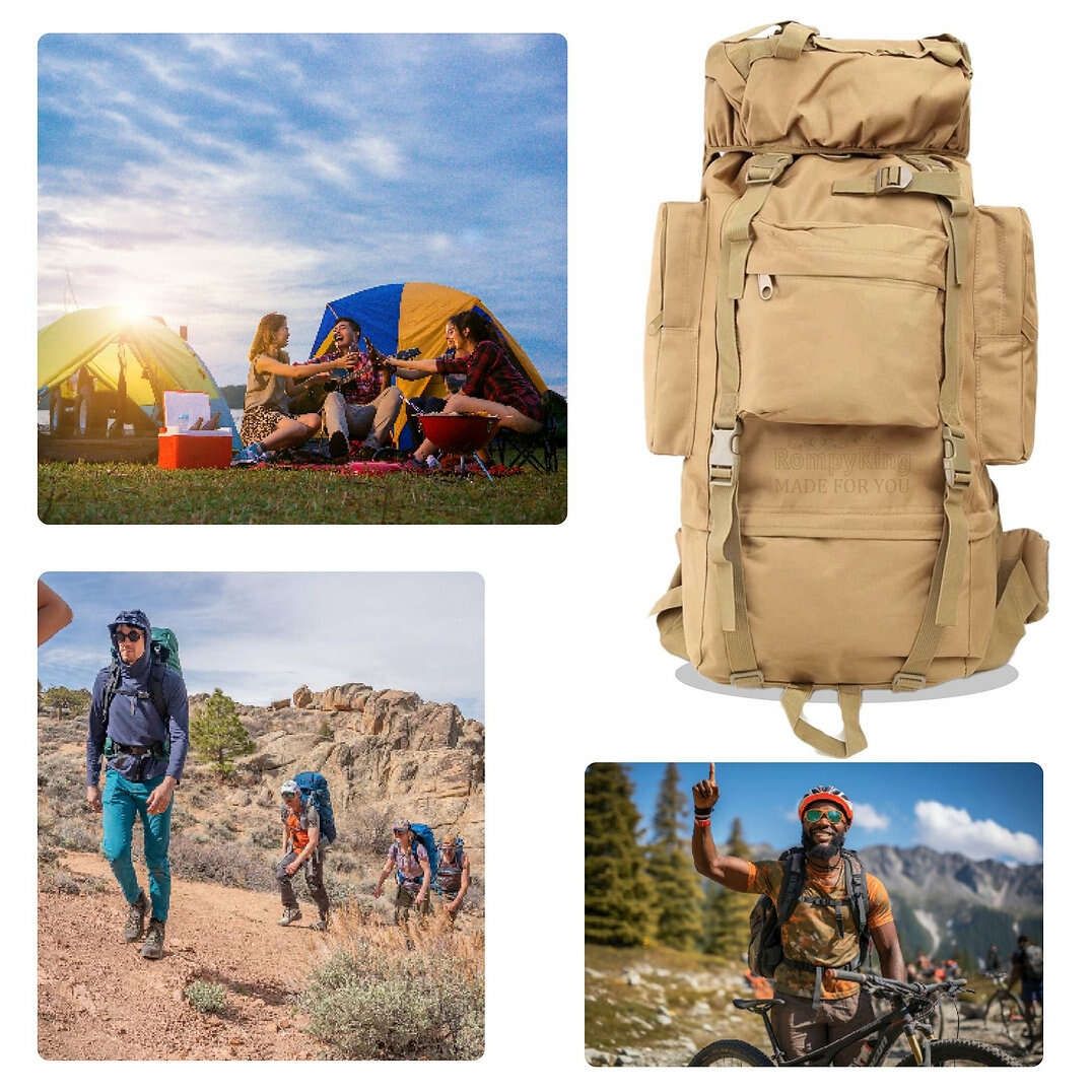 Explore Beyond Limits with Our 70L Rucksack - Your Ultimate Companion for Outdoor Thrills!